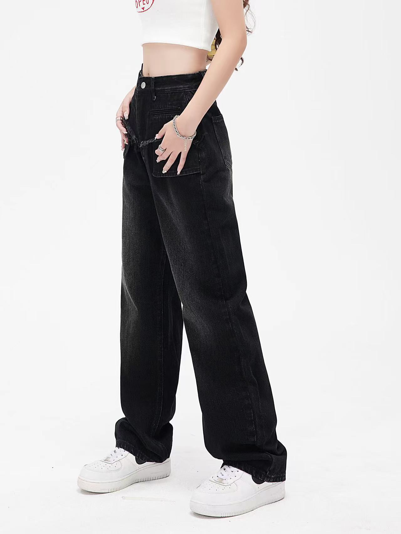 Retro Distressed Jeans