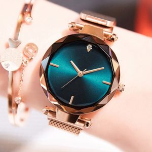 Aura Mesh Diamond Watch