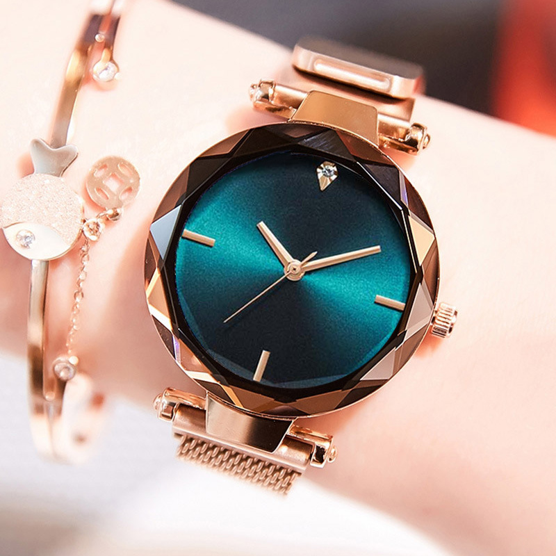Aura Mesh Diamond Watch