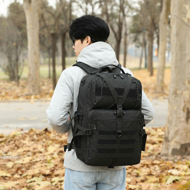 Multifunctional Mens Waterproof Bag Outdoor Travel Backpack - Image 5
