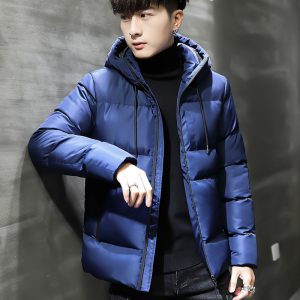 Men's Hooded Puffer Jacket | Warm Casual Winter Coat