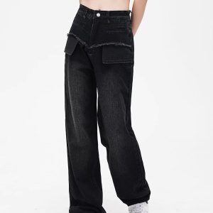Retro Distressed Jeans