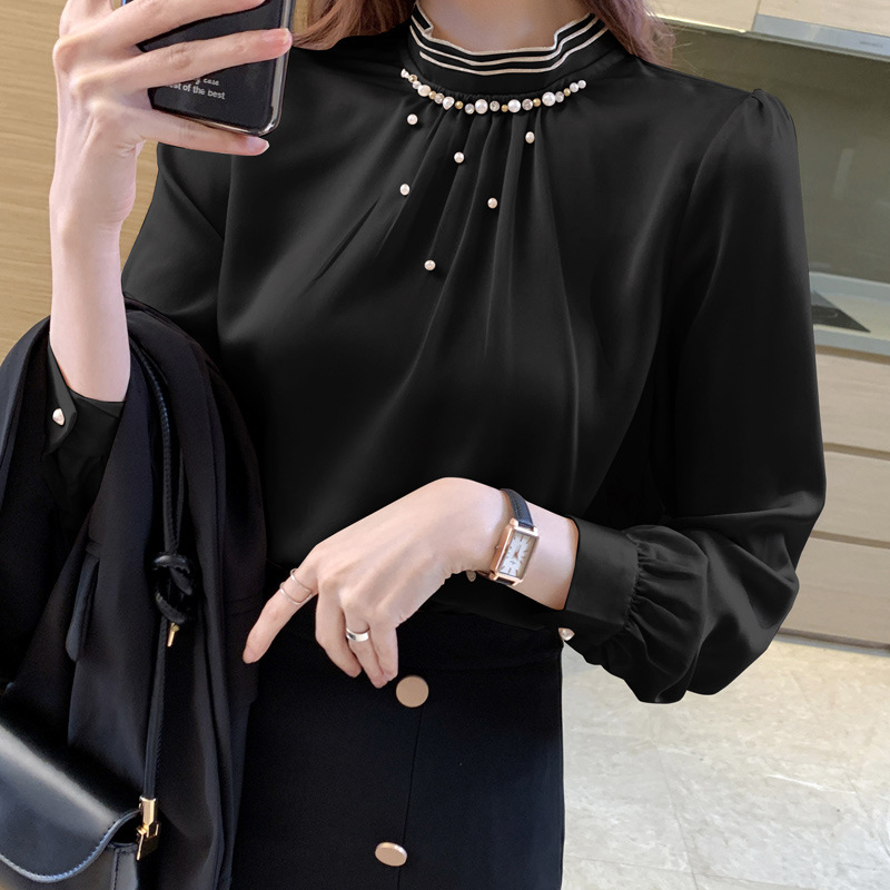 Women’s Beaded Chiffon Blouse