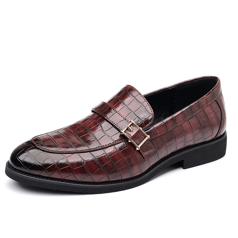 men's plus size casual leather shoes with comfortable fit and modern everyday styling