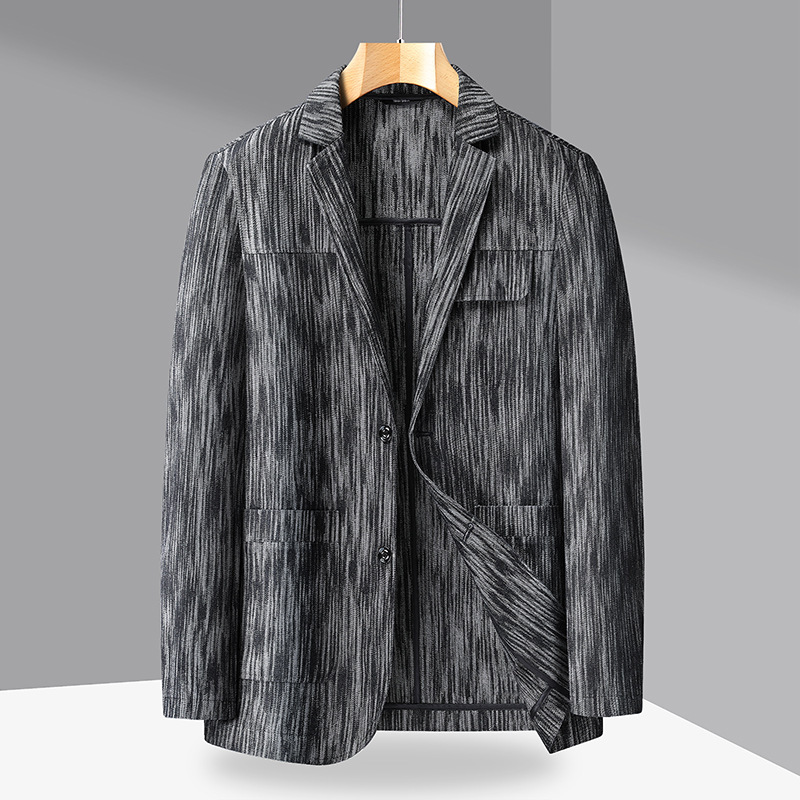 Men’s Retro Denim Jacket | Japanese Style Cotton Denim Coat