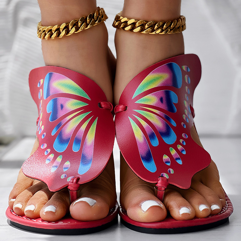 Women’s Butterfly Print Sandals