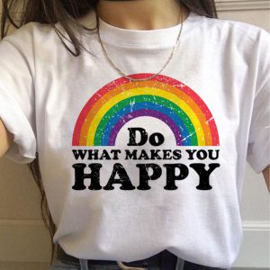 Women's Rainbow Graphic T-Shirt