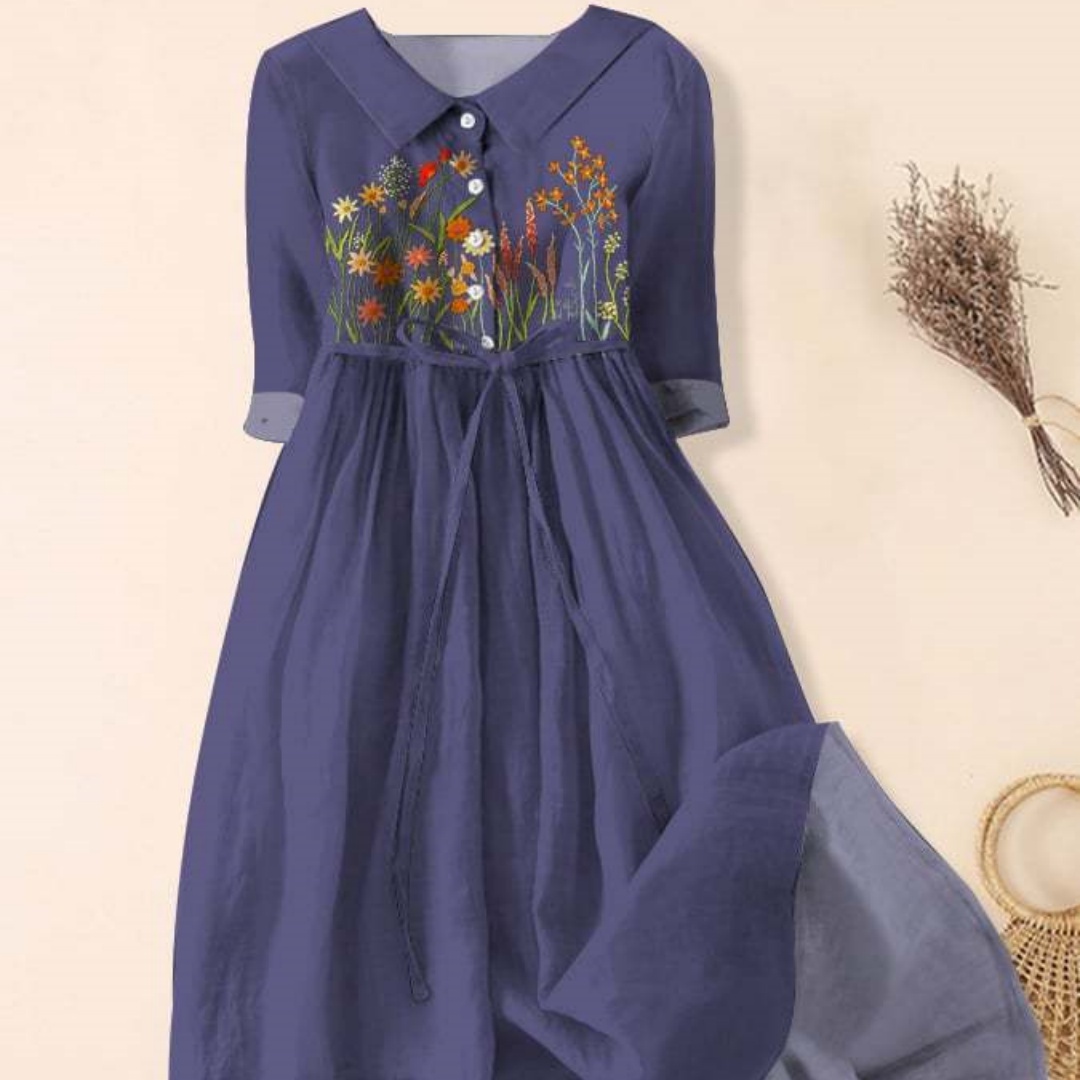 Women’s Floral Shirt Dress