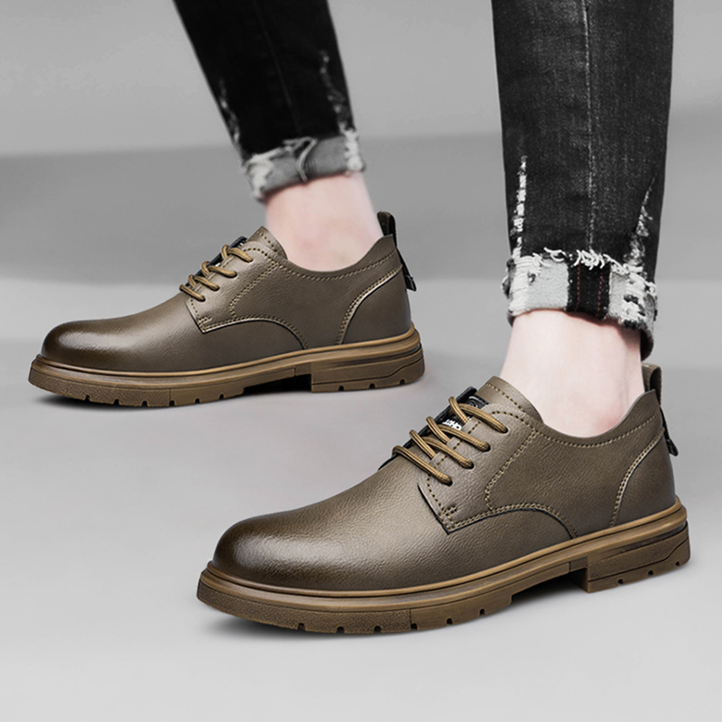Men's Retro Leather Martin Boots - Image 6