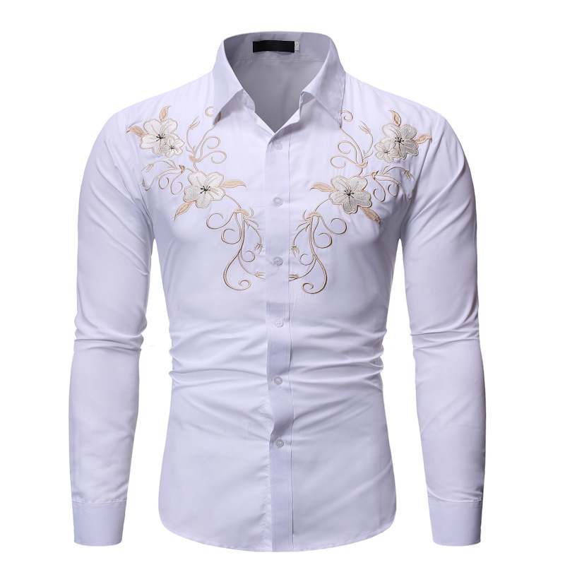 Men's Slim Fit Casual Shirt | Long Sleeve Executive Shirt