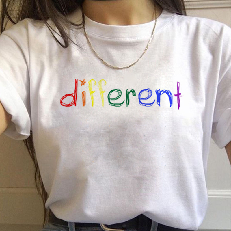 Women's Rainbow Graphic T-Shirt - Image 5