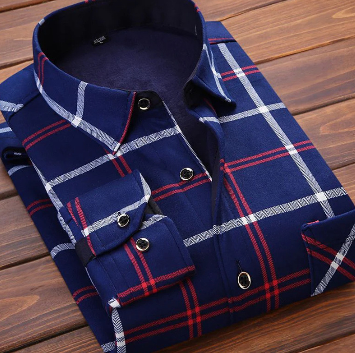 men's long sleeve Oxford button-down shirt with classic business casual styling