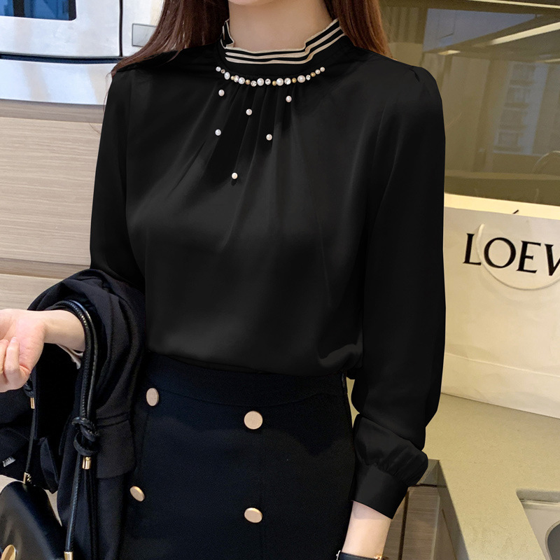 Women's Beaded Chiffon Blouse - Image 2