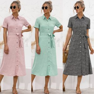 Elegant Shirt Dress