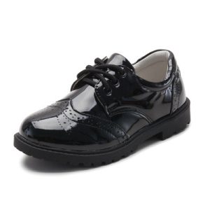 Kids British Leather School Shoes
