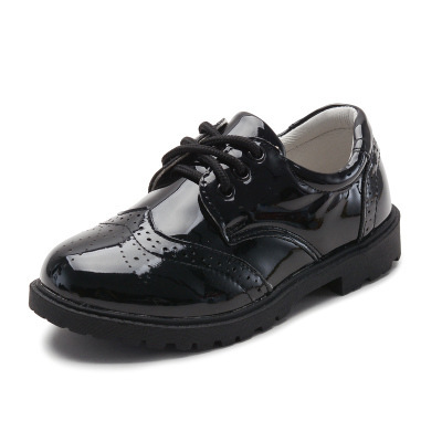 Kids British Leather School Shoes