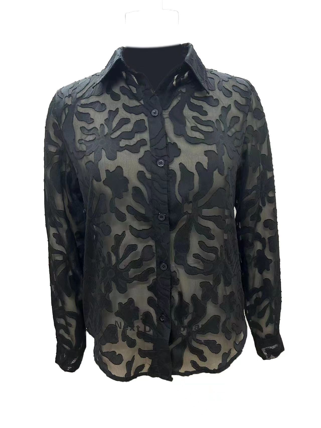 Women’s Sheer Lace Blouse