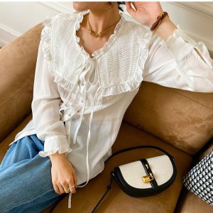Women’s French Collar Blouse