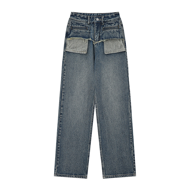 Retro Distressed Jeans - Image 3