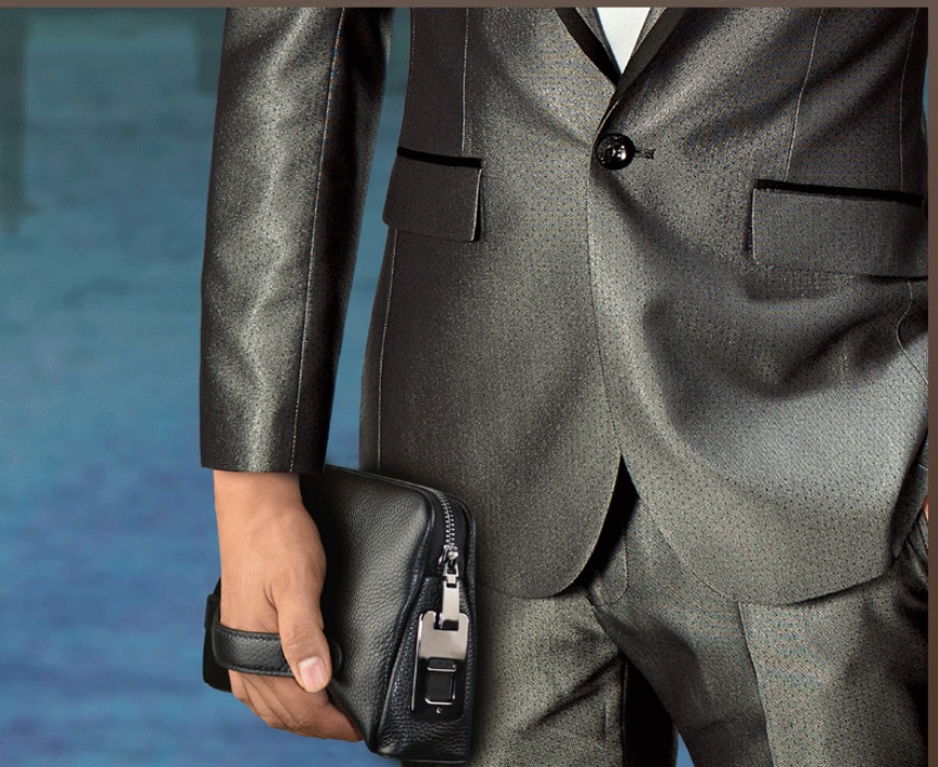 Men’s Fingerprint Lock Wallet Bag