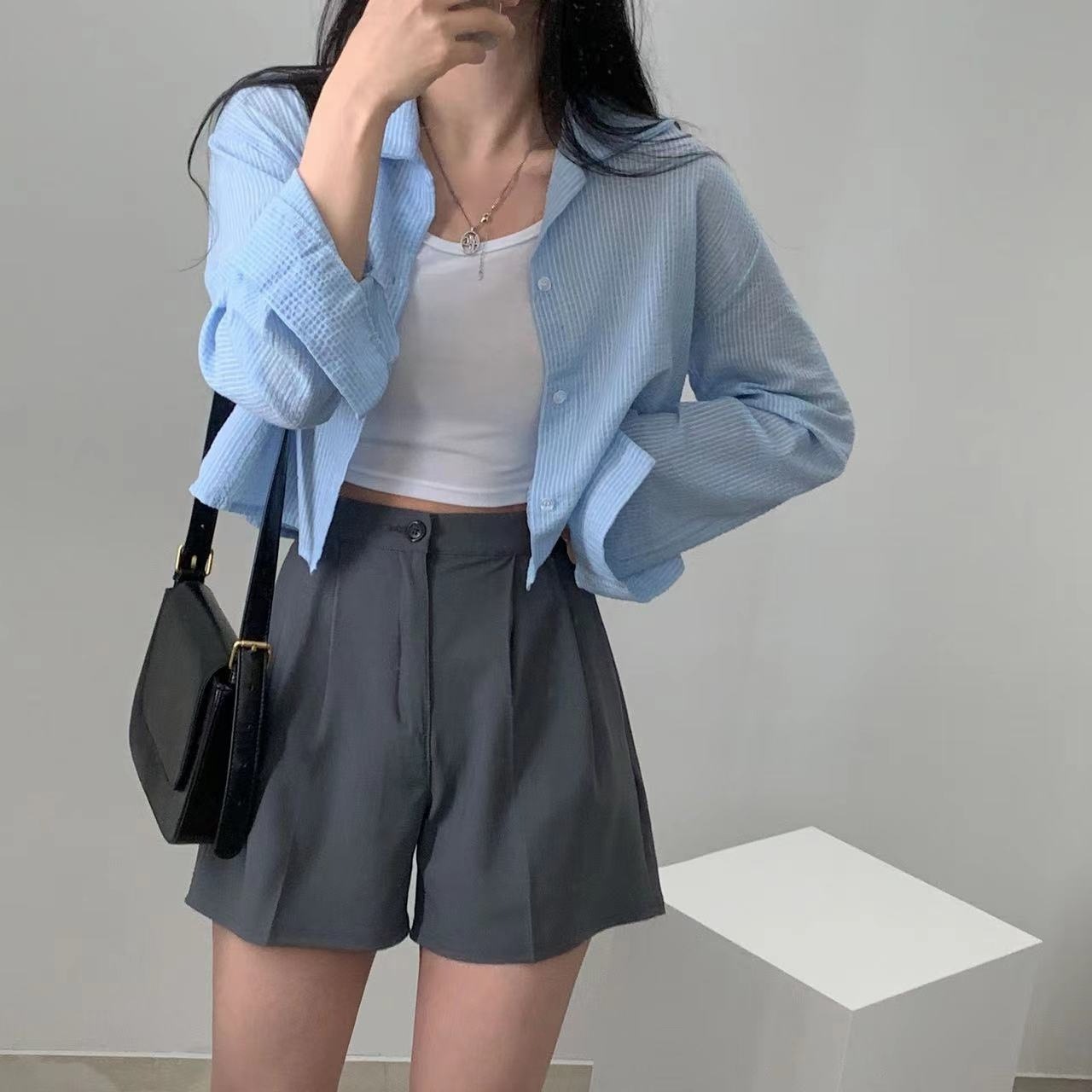 Striped Sun Protection Shirt