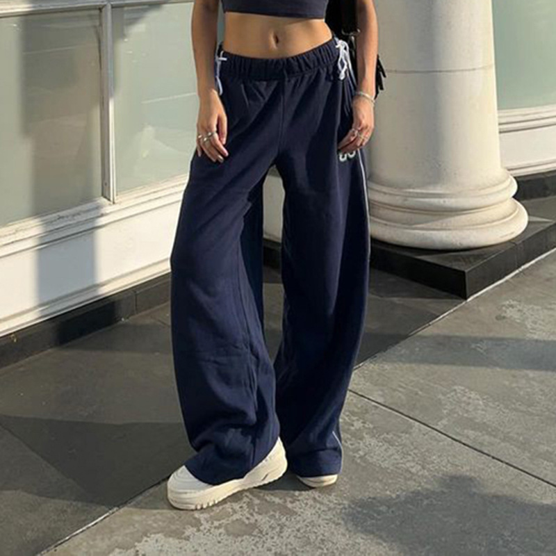 Urban Drawstring Straight Pants