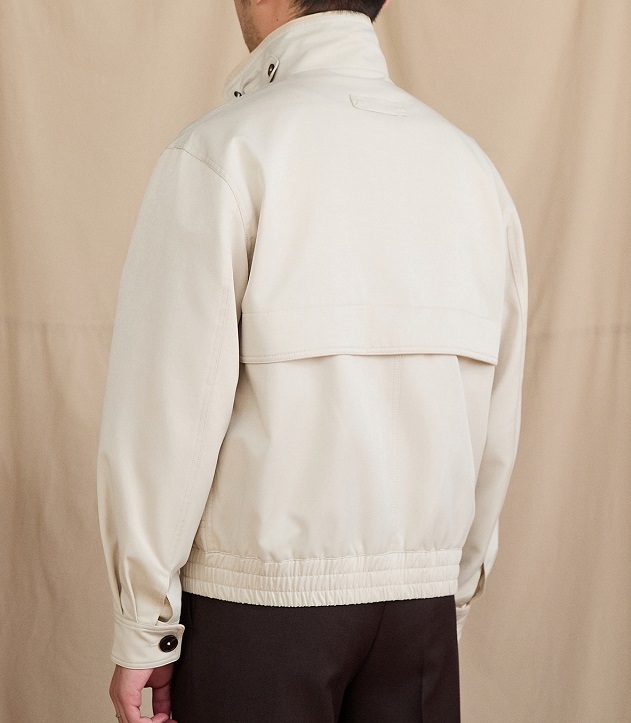 Men’s Color Block Slim-Fit Jacket