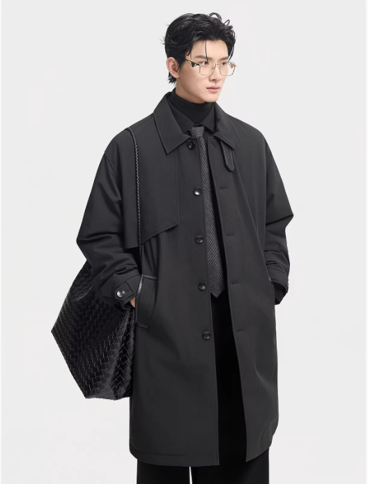 Men's Mid-Length Down Jacket - Image 8