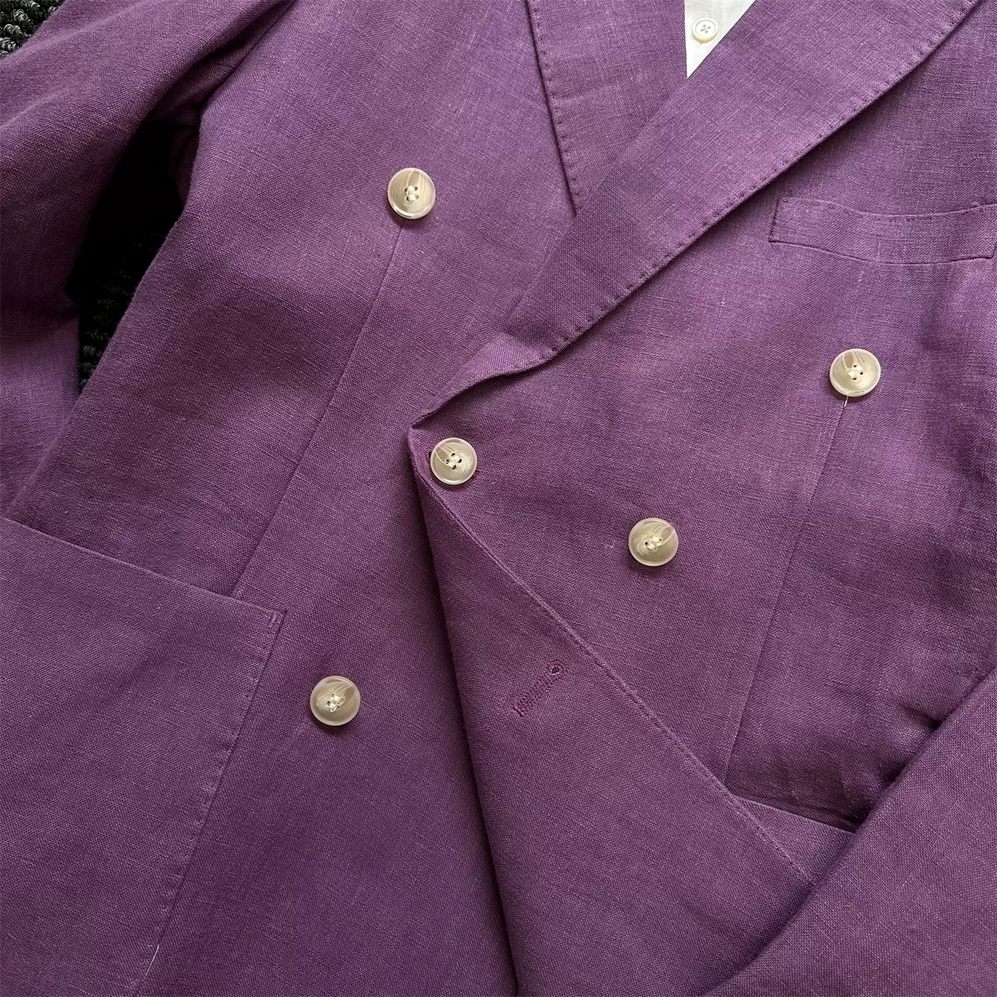 Casual British-style Semi-lined Slim-fit Suit - Image 2