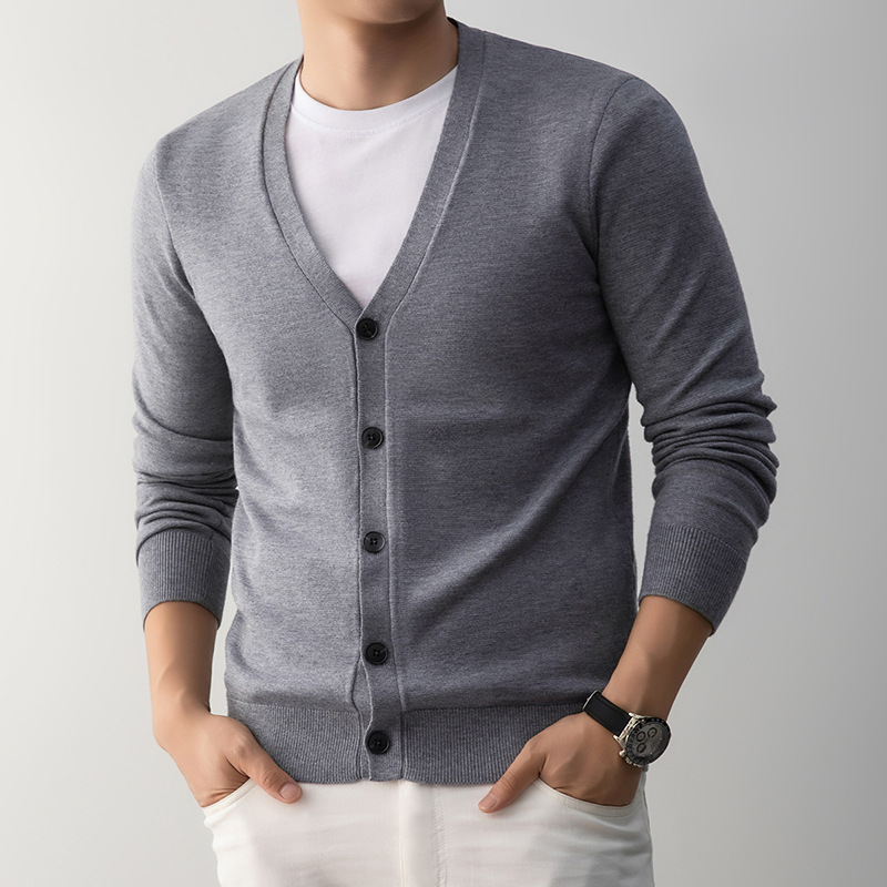 Korean-style Loose-fit Knit Sweater Coat - Image 7