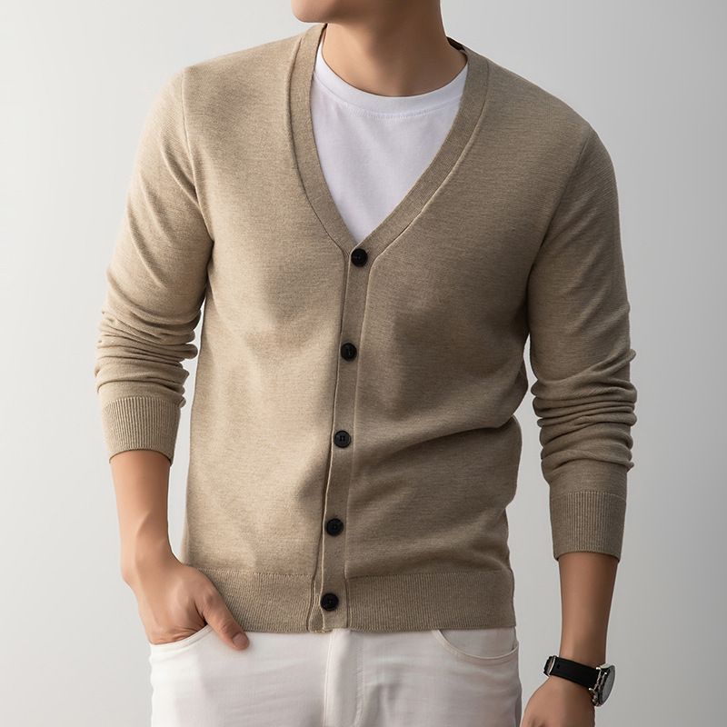 Korean-style Loose-fit Knit Sweater Coat - Image 6