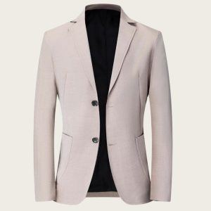 Slim-fit Solid-color Suit