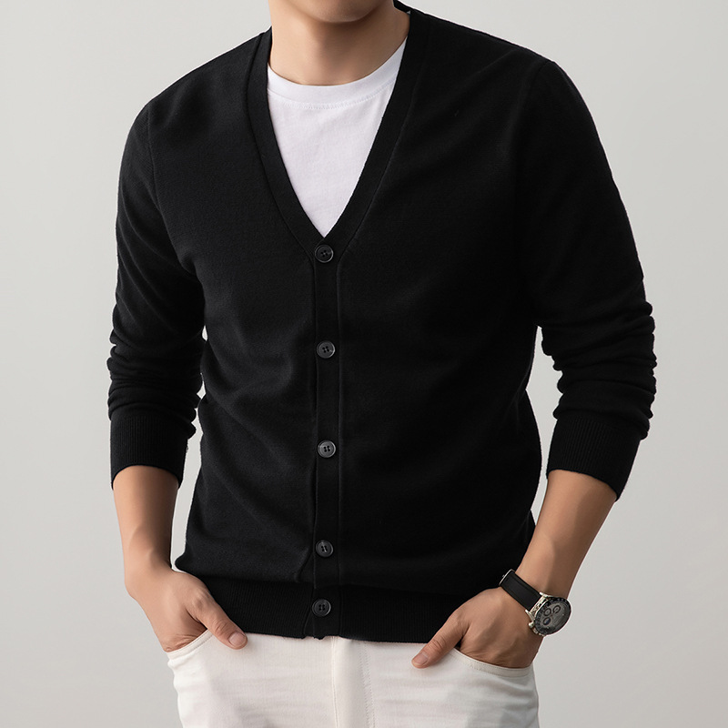 Korean-style Loose-fit Knit Sweater Coat - Image 10