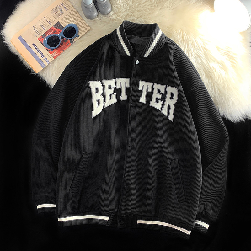 Men's Corduroy Baseball Jacket - Image 5