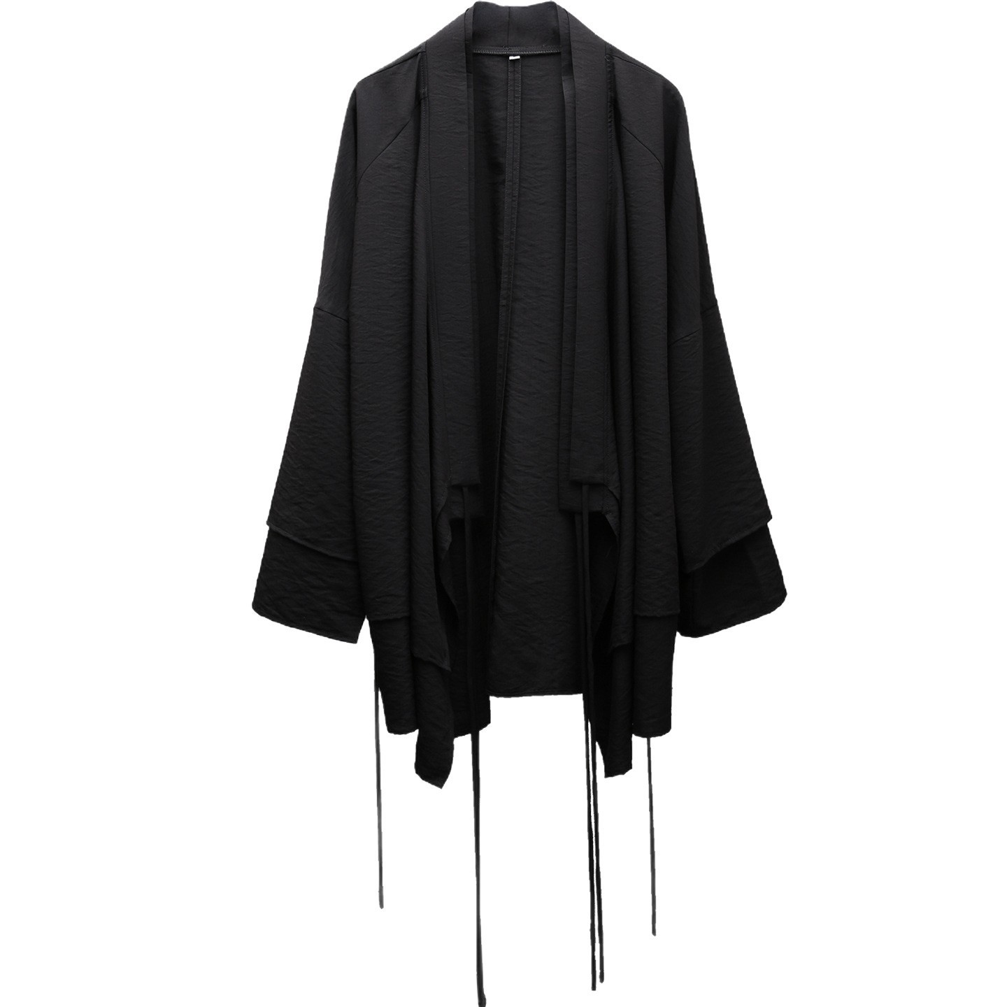 Chinese-Style Design-Led Yamamoto-Style Two-Piece-Look Jacket - Image 4