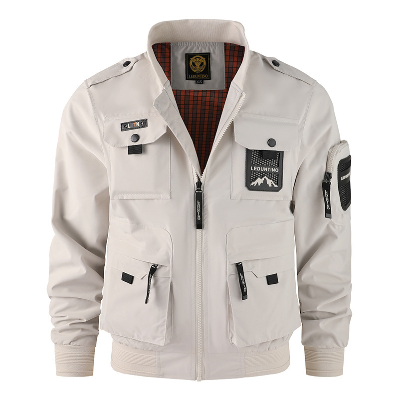 Multi-pocket Jacket For Menoutdoor Military-style Workwear - Image 5
