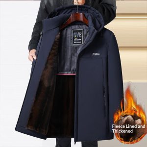 Mens Retro Casual Padded Cotton Jacket