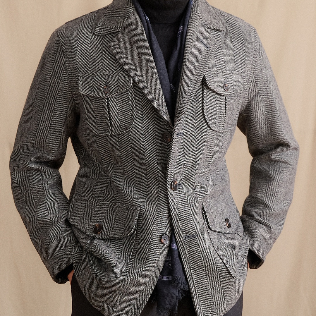 Men's Wool Business Commuter Jacket