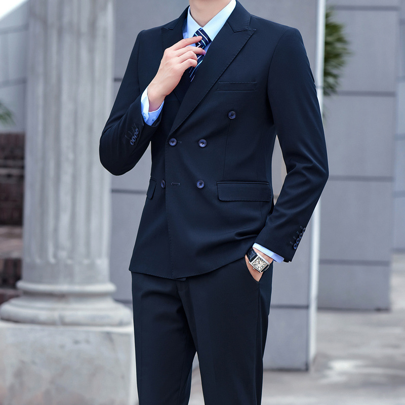 Double Breasted Suit Two-piece Set - Image 10