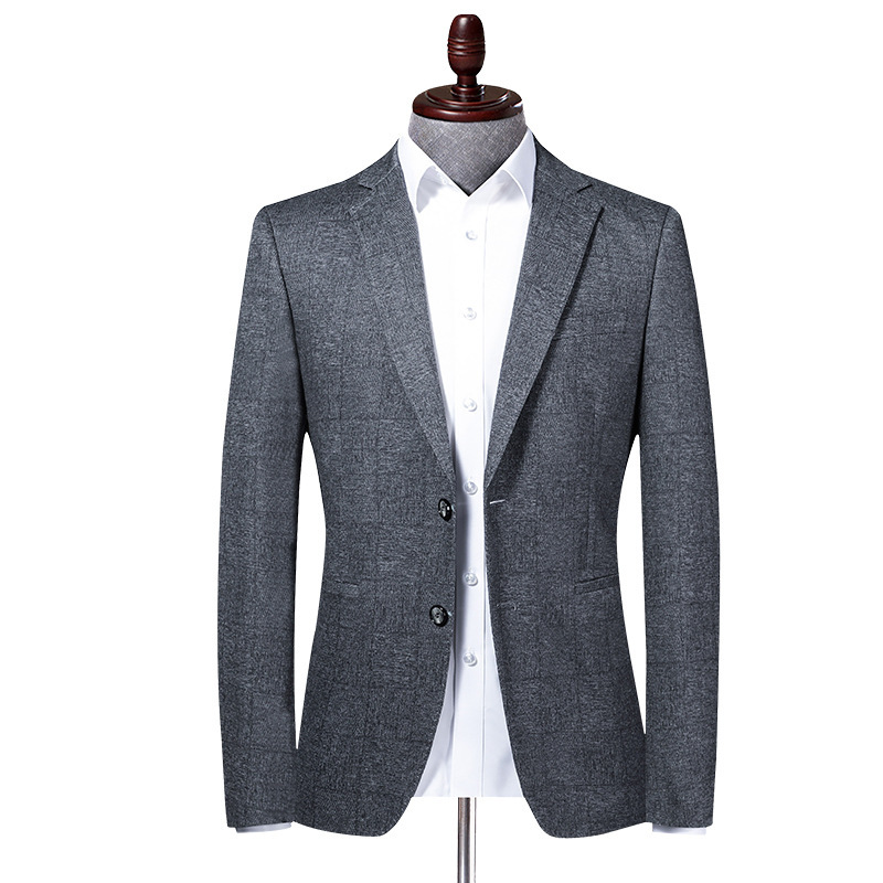 Stretch Mens Slim-Fit Blazer Casual Jacket - Image 5