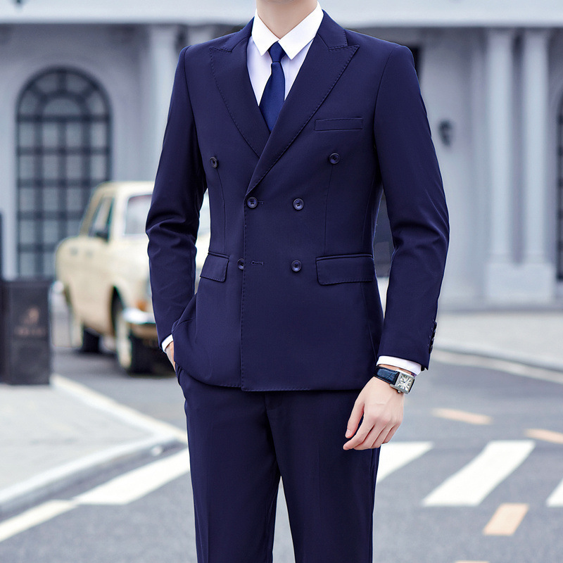Double Breasted Suit Two-piece Set - Image 9