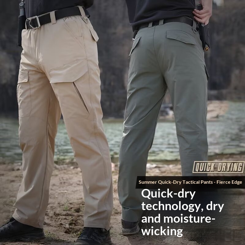 Outdoor Sports Pants Solid-color Versatile Workwear Trousers - Image 3