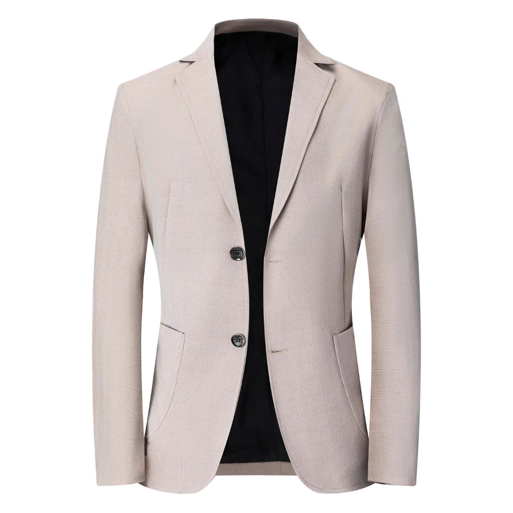 Slim-fit Solid-color Suit - Image 2