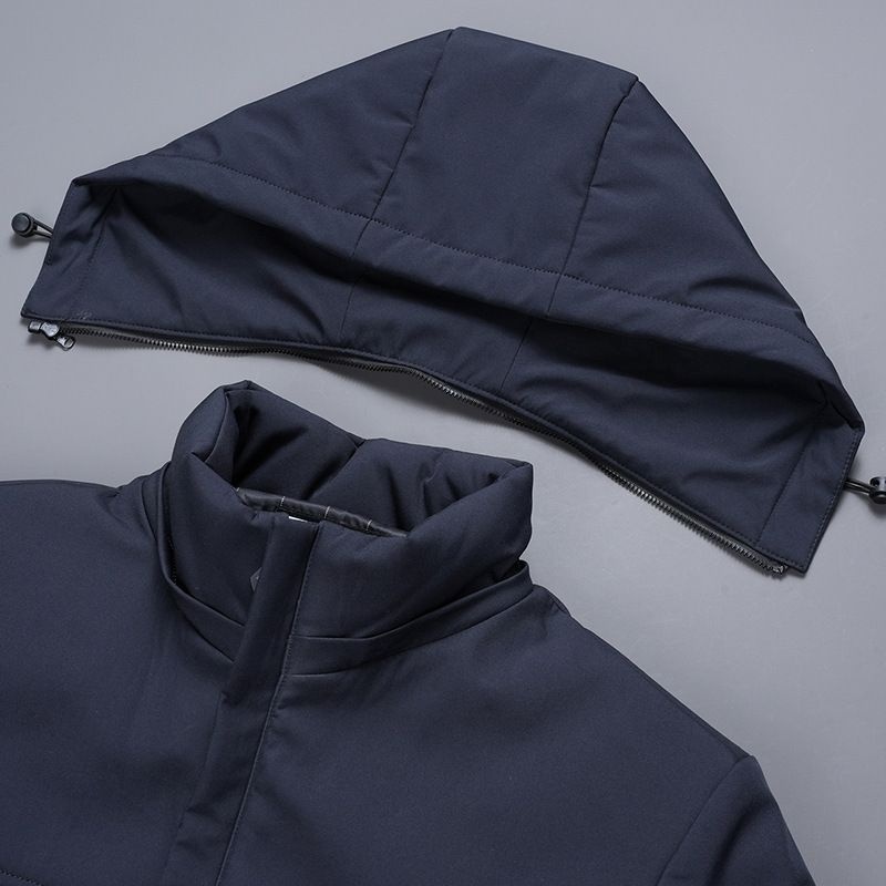 Mens Retro Casual Padded Cotton Jacket - Image 3
