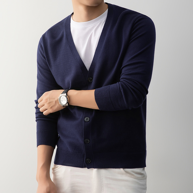 Korean-style Loose-fit Knit Sweater Coat - Image 9
