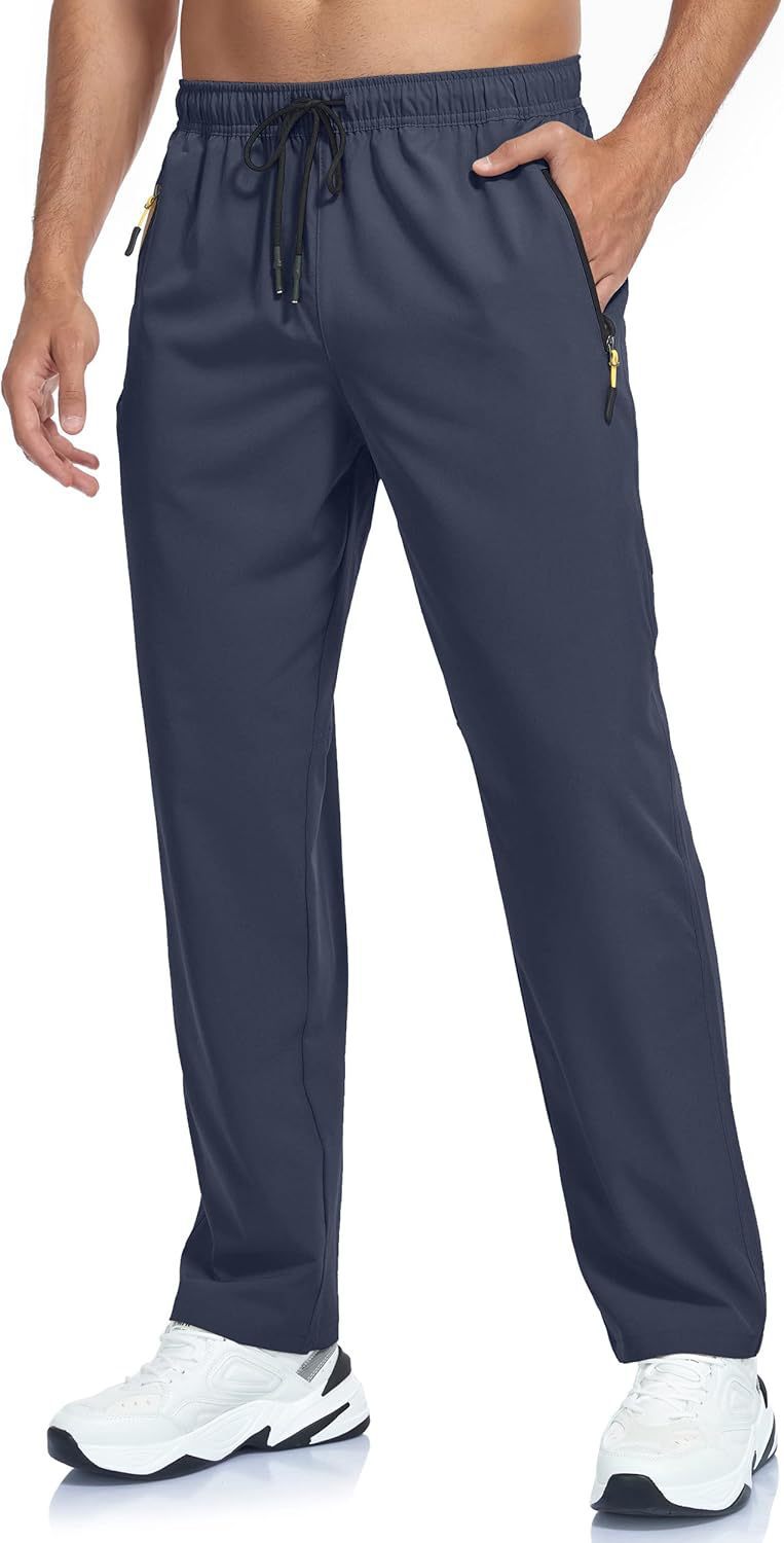 Spring And Summer New 2024 European And American Hot-selling Thin Ice Silk Quick-drying Casual Trousers Outdoor Running Fitness Sports Pants - Image 9