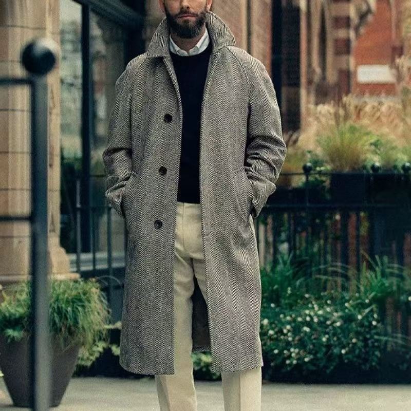 Loose-fitting Casual Cashmere Wool Coat - Image 3