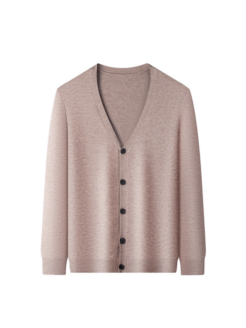 Korean-style Loose-fit Knit Sweater Coat - Image 5