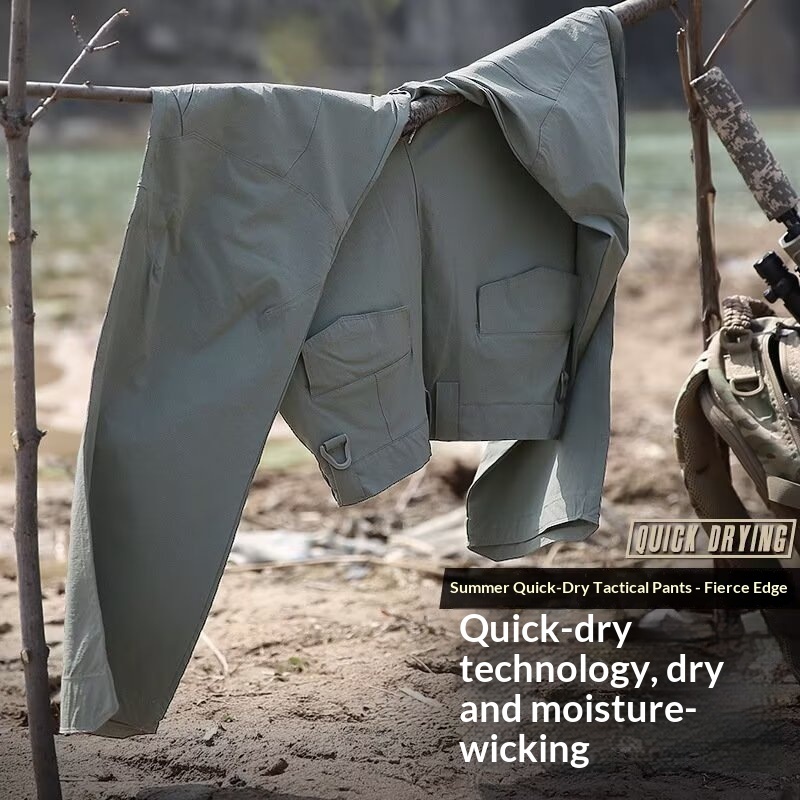Outdoor Sports Pants Solid-color Versatile Workwear Trousers - Image 4