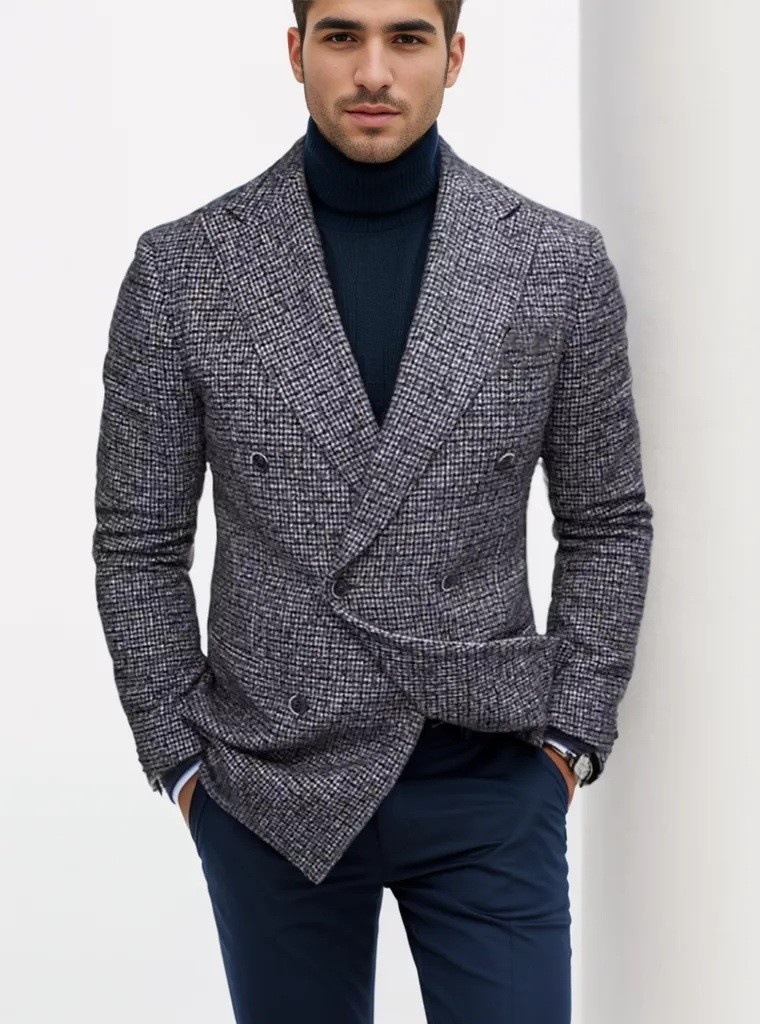 New Mens Casual Plus Size Suit - Image 6